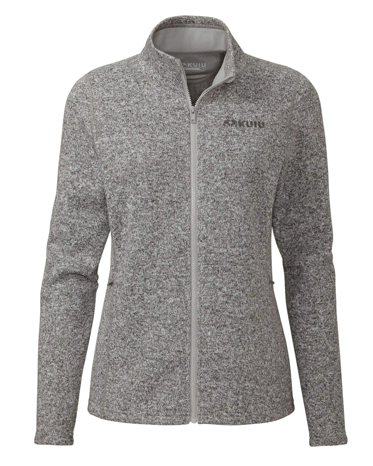 Women's Base Camp Full Zip Sweater | Stone White Heather