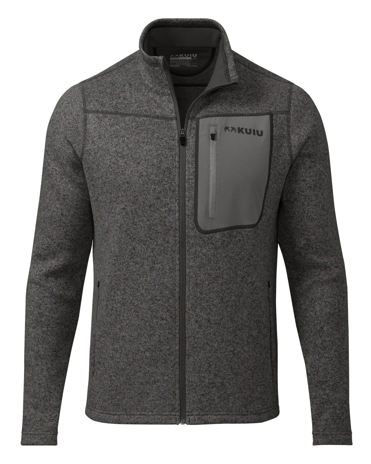 Base Camp Full Zip Sweater | Charcoal Heather