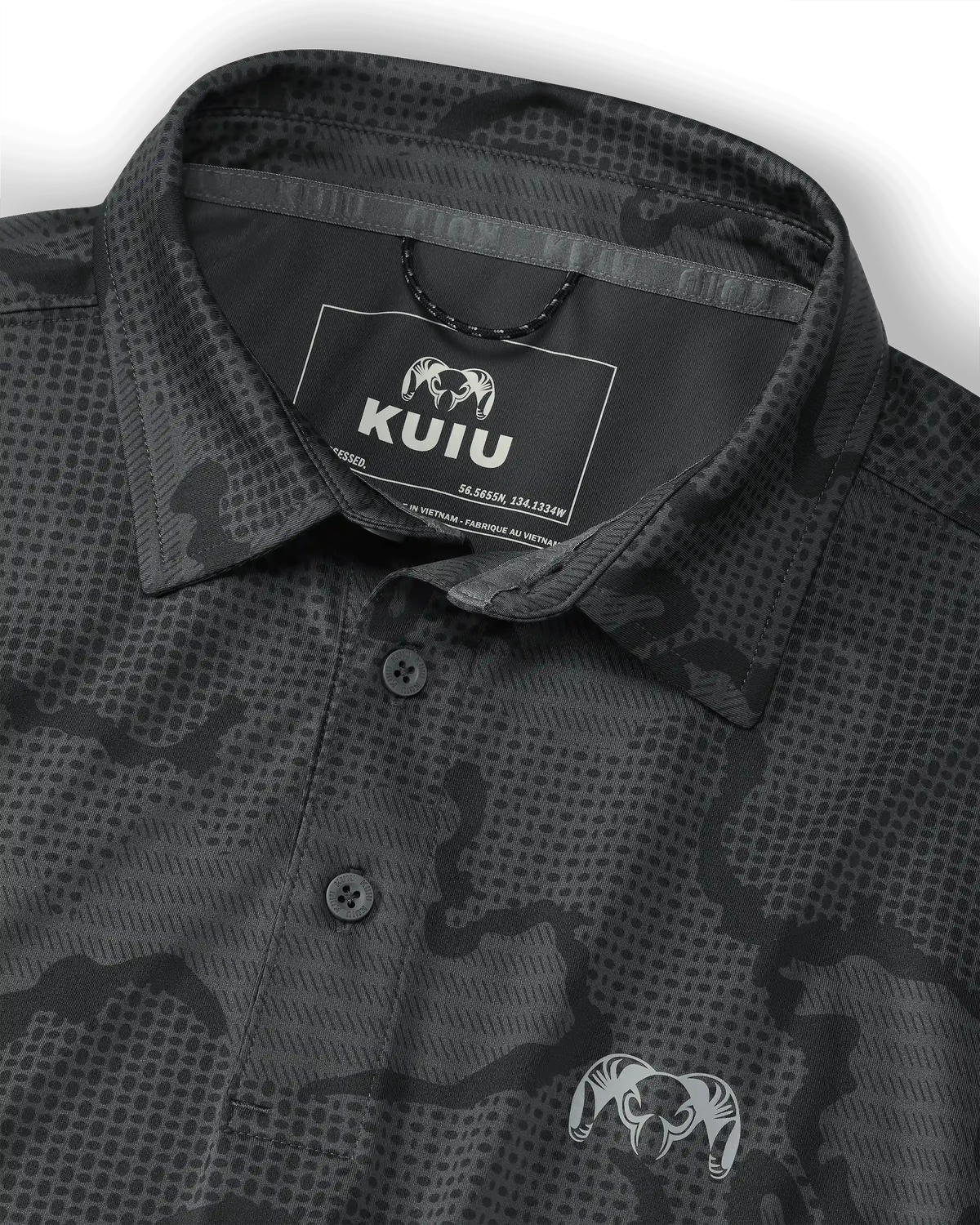 KUIU Performance Polo | Gunmetal Tonal