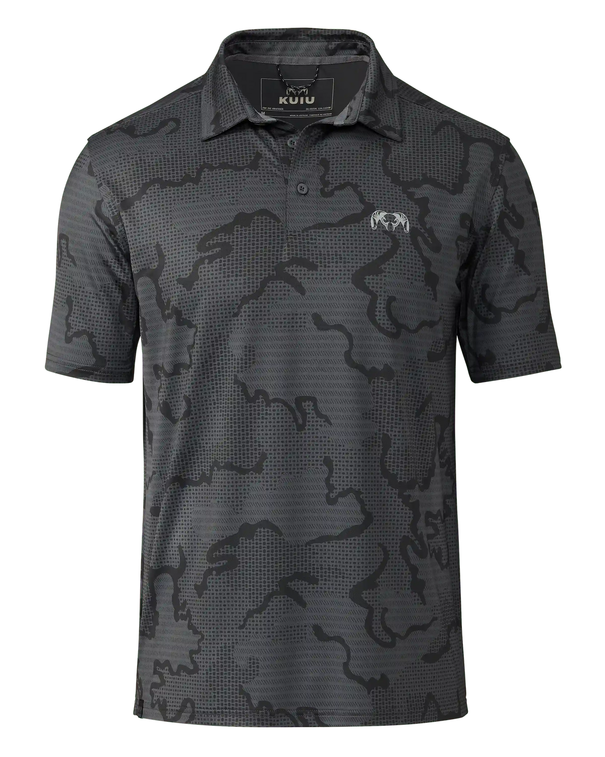 KUIU Performance Polo | Gunmetal Tonal