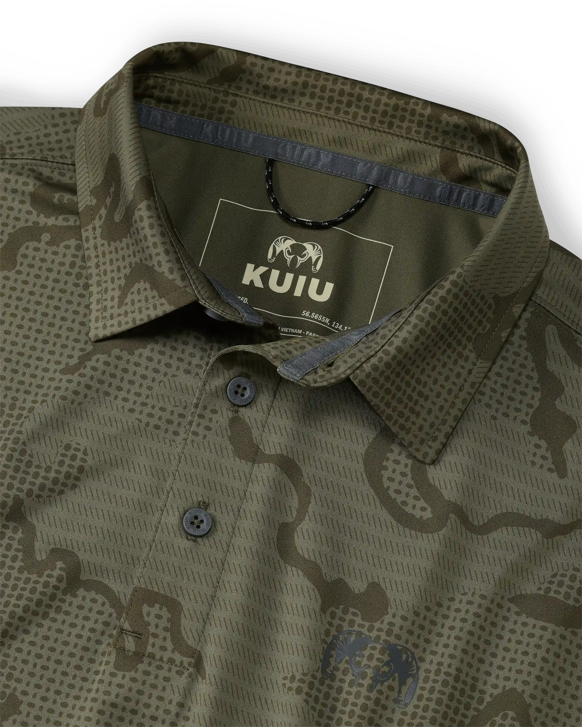 KUIU Performance Polo | Dark Sage Tonal
