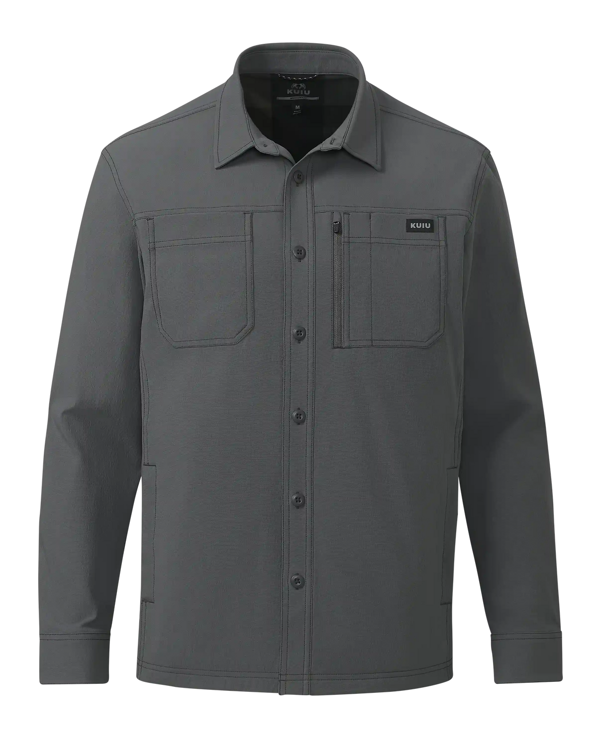Motive Flannel Lined Shirt Jacket | Gunmetal