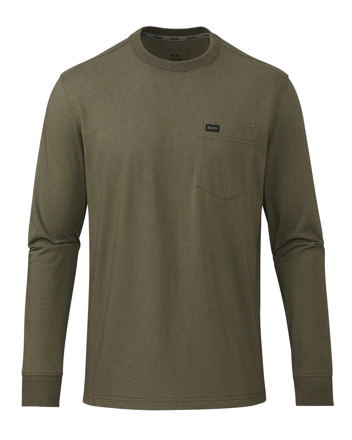 Workgrade LS Pocket Crew | Evergreen