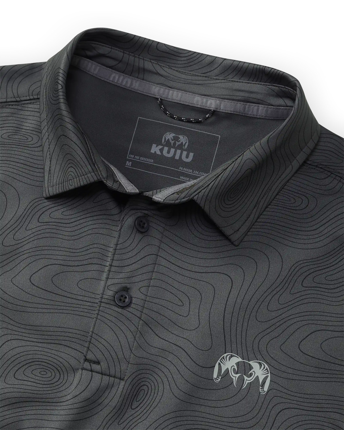 KUIU Performance Polo Topo | Gunmetal Topo