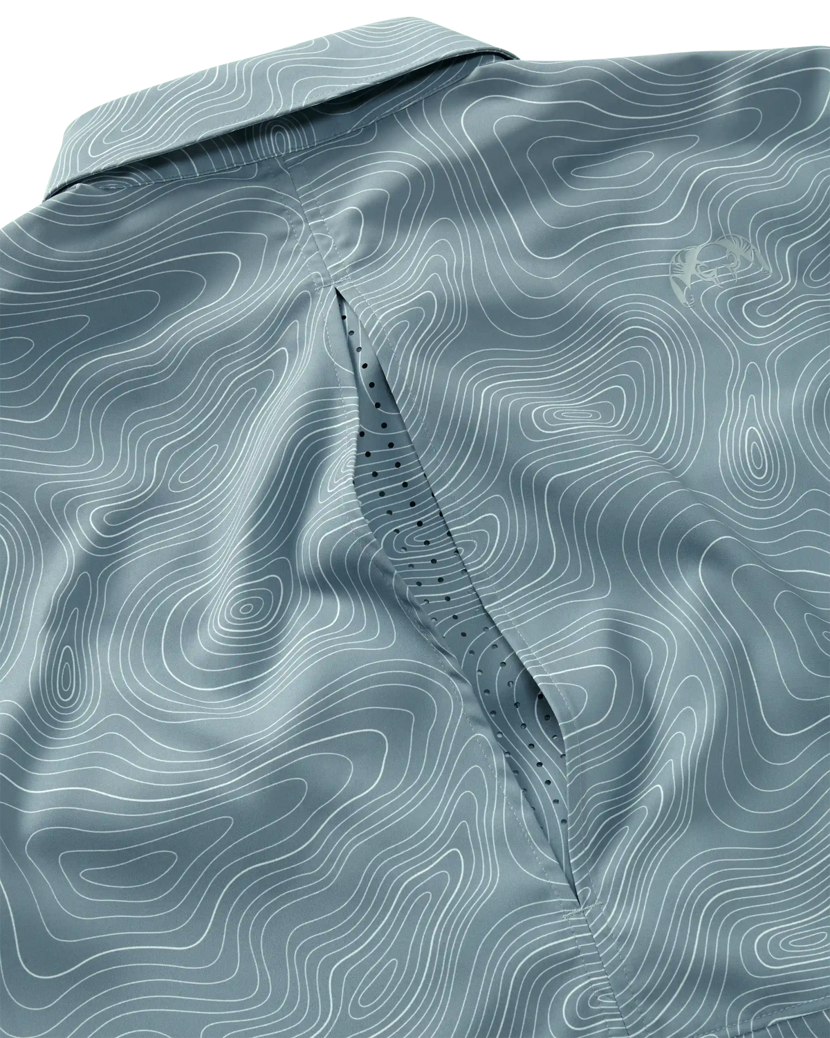 Mesa Vented SS Snap Shirt Topo | Glacier Topo Print