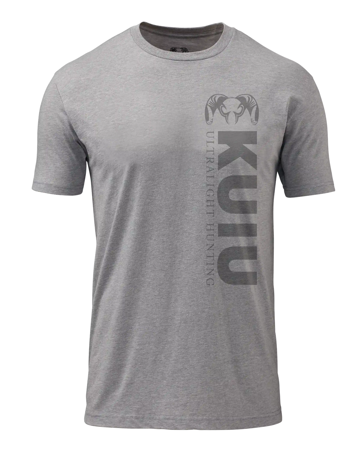 KUIU Solid Vertical T-Shirt | Heather Grey
