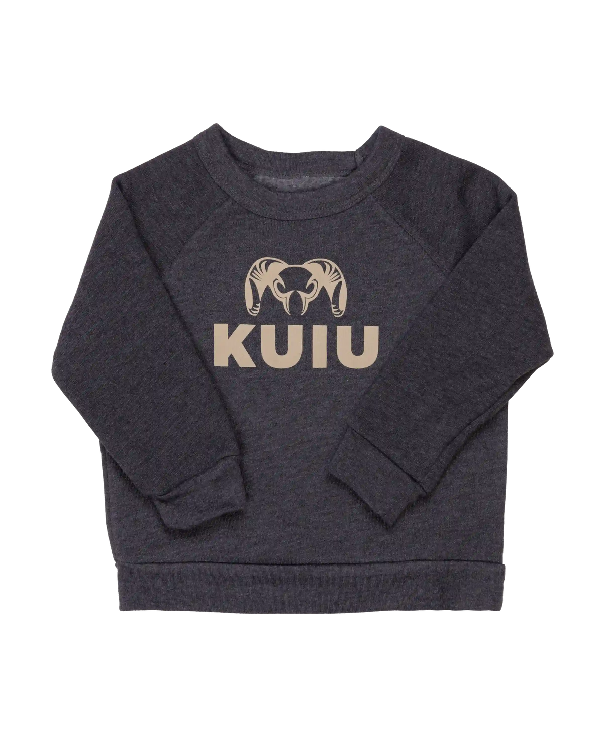 Toddler Stacked Logo Crewneck Sweatshirt | Khaki