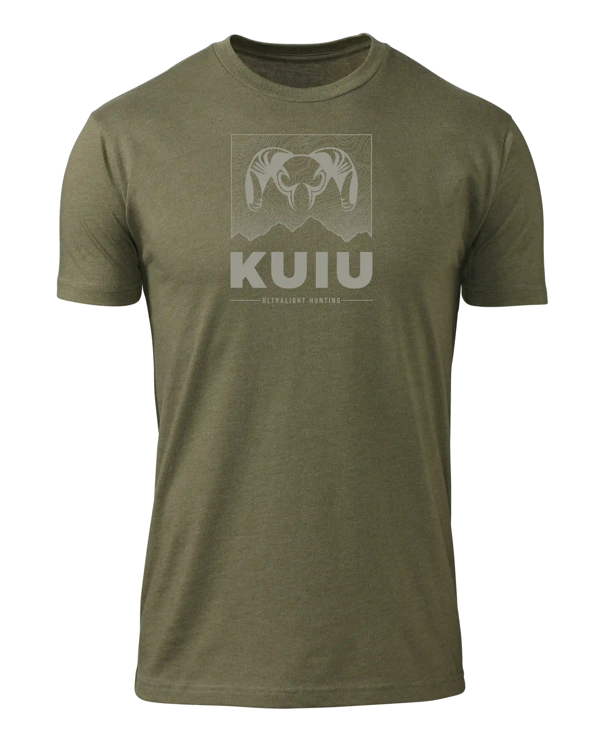 KUIU Topo Mountain T-Shirt | Military Green