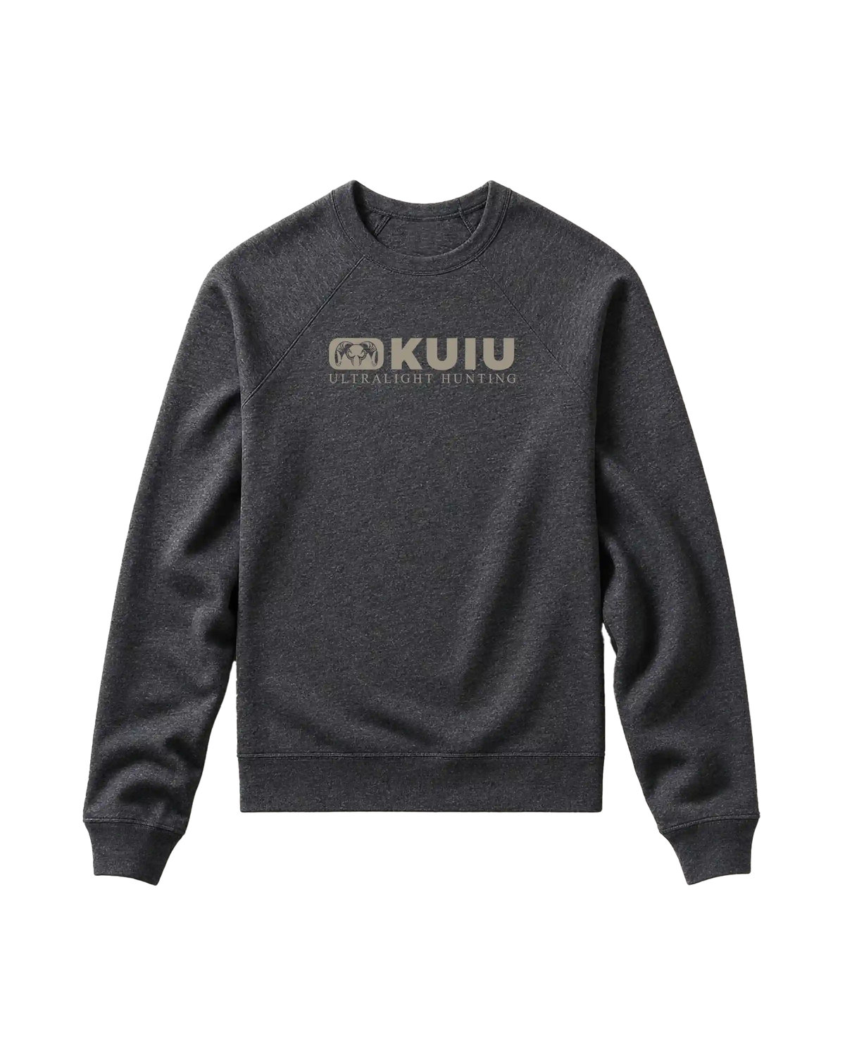 Toddler Block Logo Crewneck Sweatshirt | Dark Heather Grey