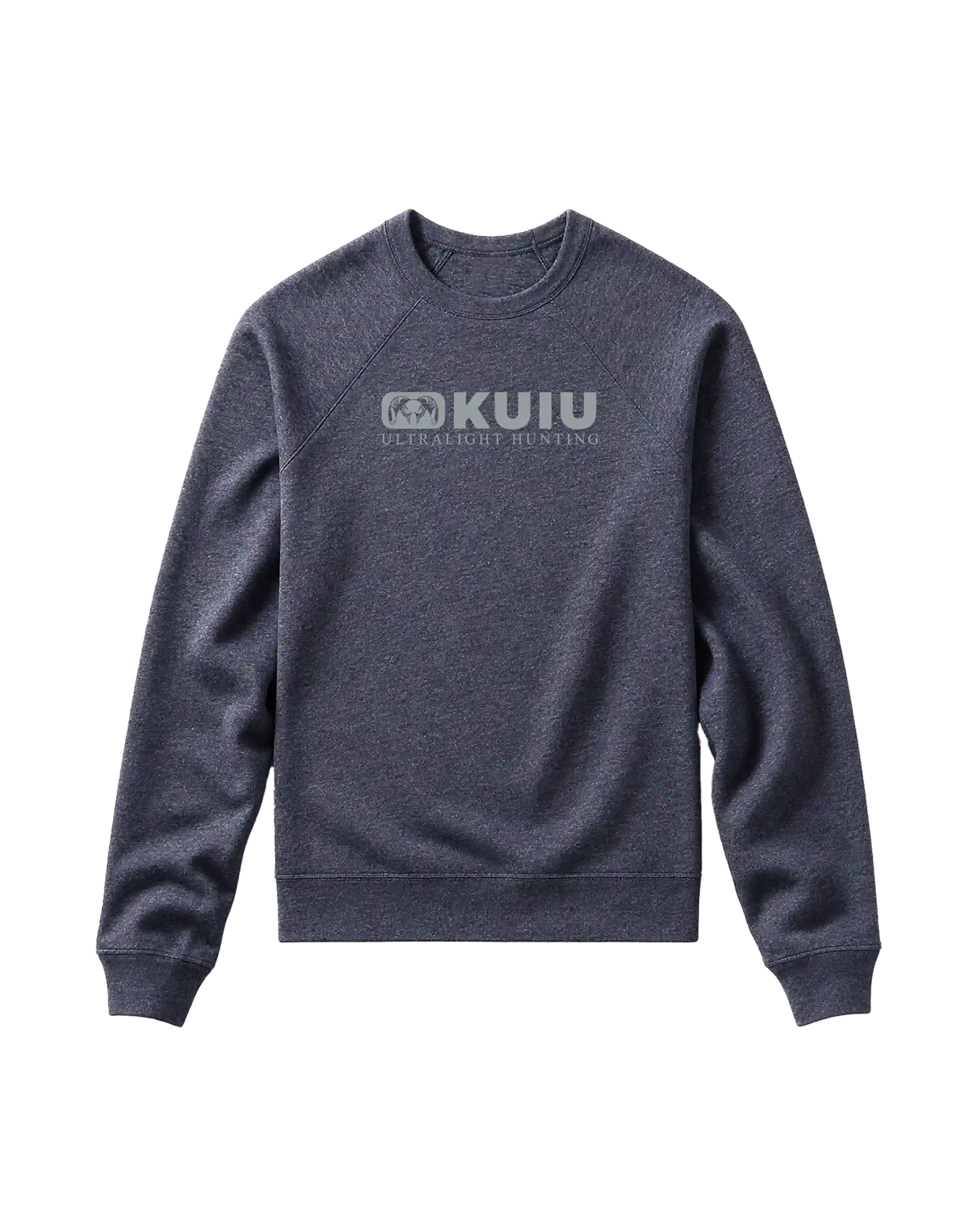 Toddler Block Logo Crewneck Sweatshirt | Heather Navy