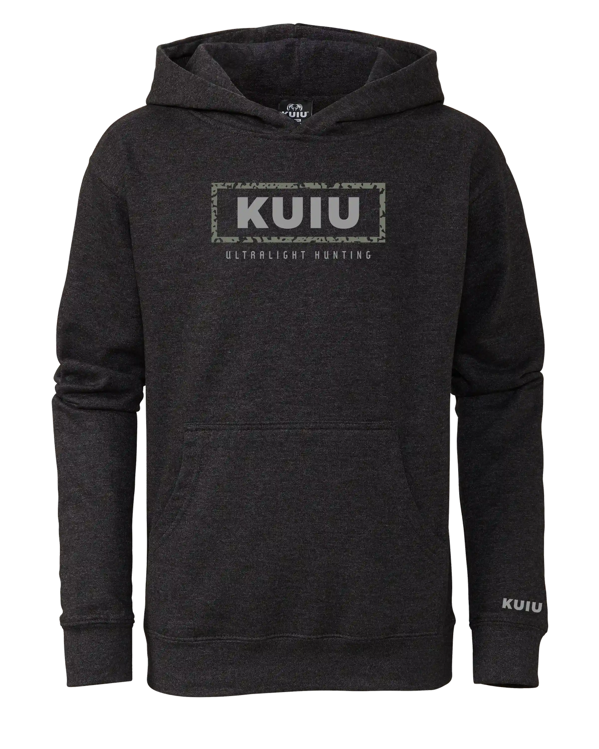 Youth Box Logo Hoodie | Charcoal