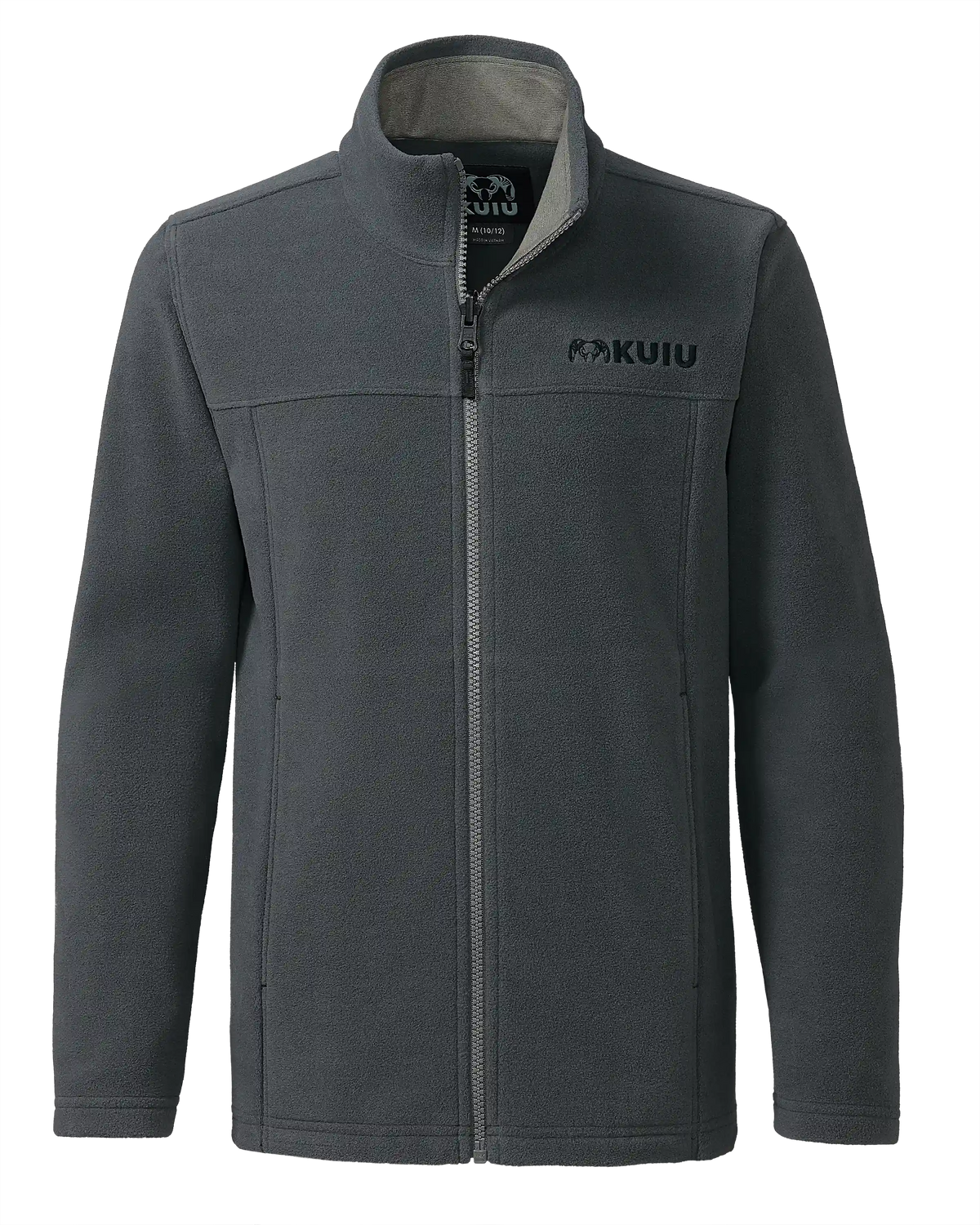 Youth Versa Fleece Full Zip | Gunmetal