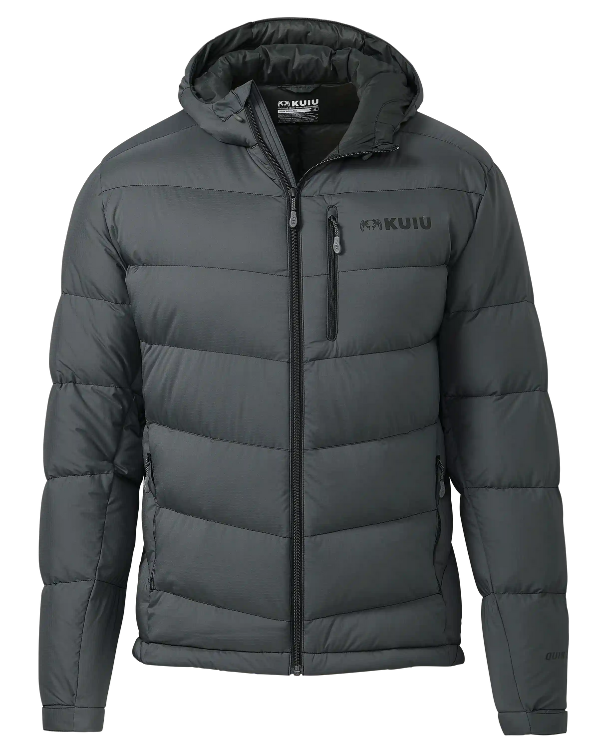 Super Down PRO Hooded Jacket | Gunmetal
