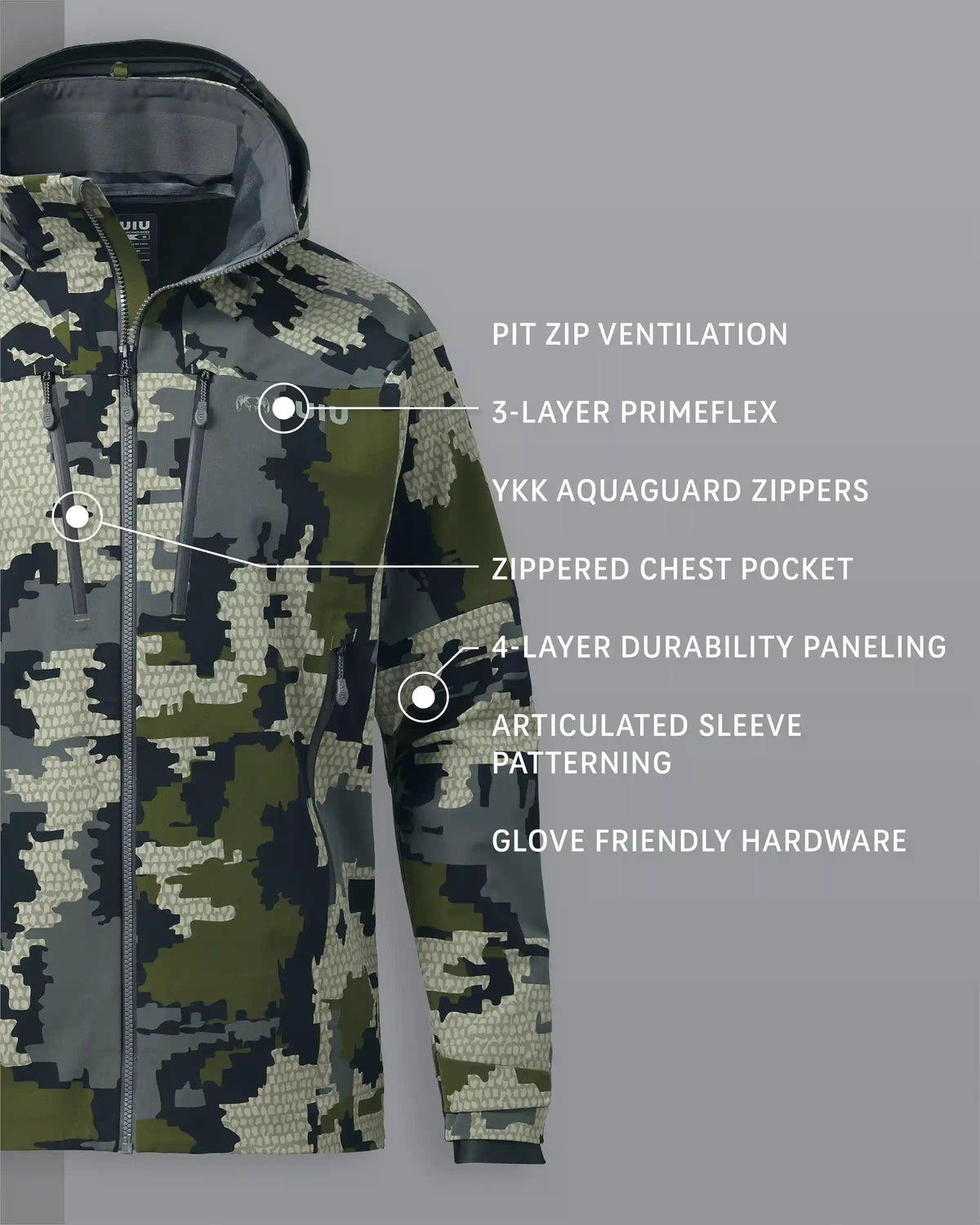 Yukon TR Rain Jacket | Verde