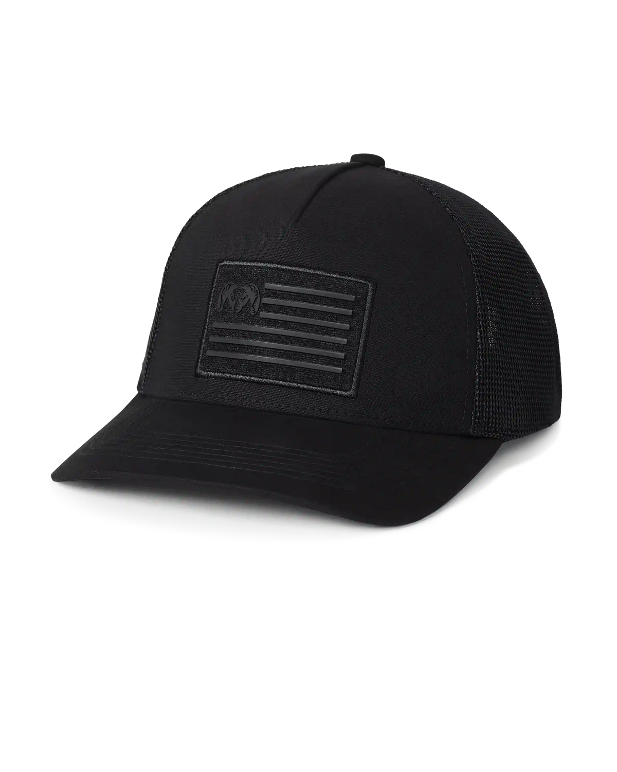 Welded Flag Patch Hat | Black/Black