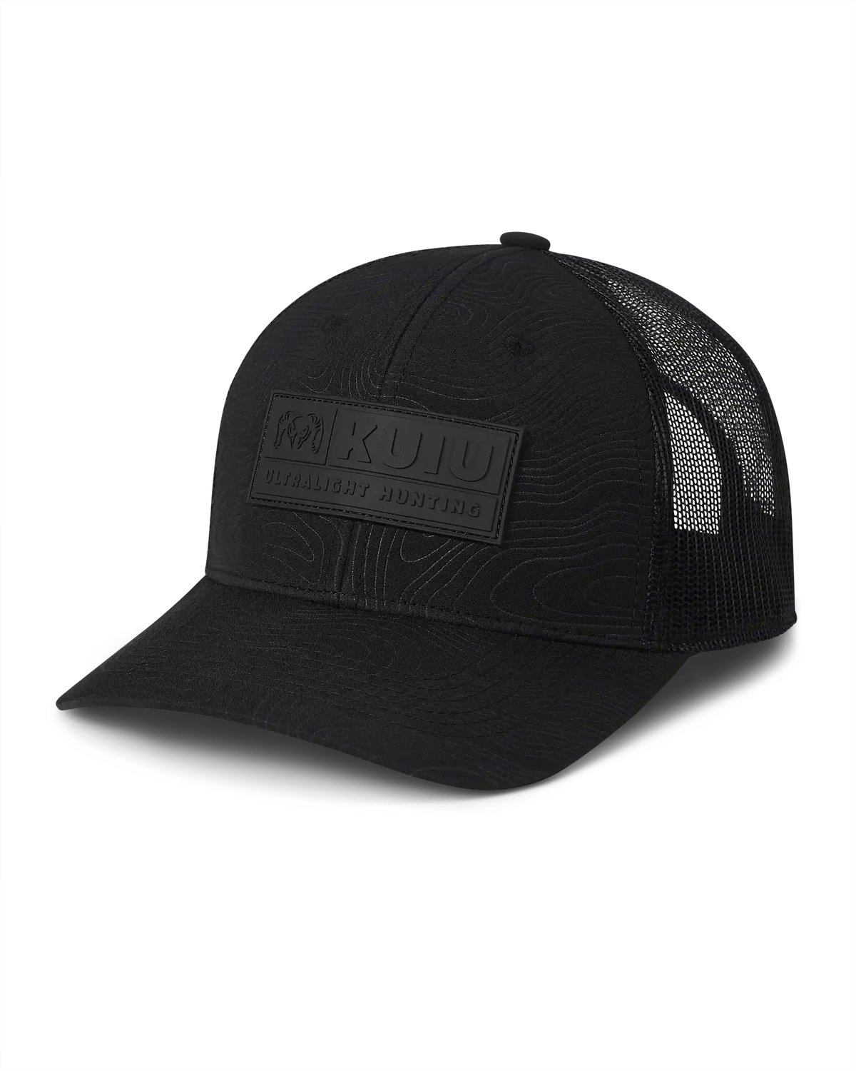 KUIU Topo Patch Hat | Black/Black
