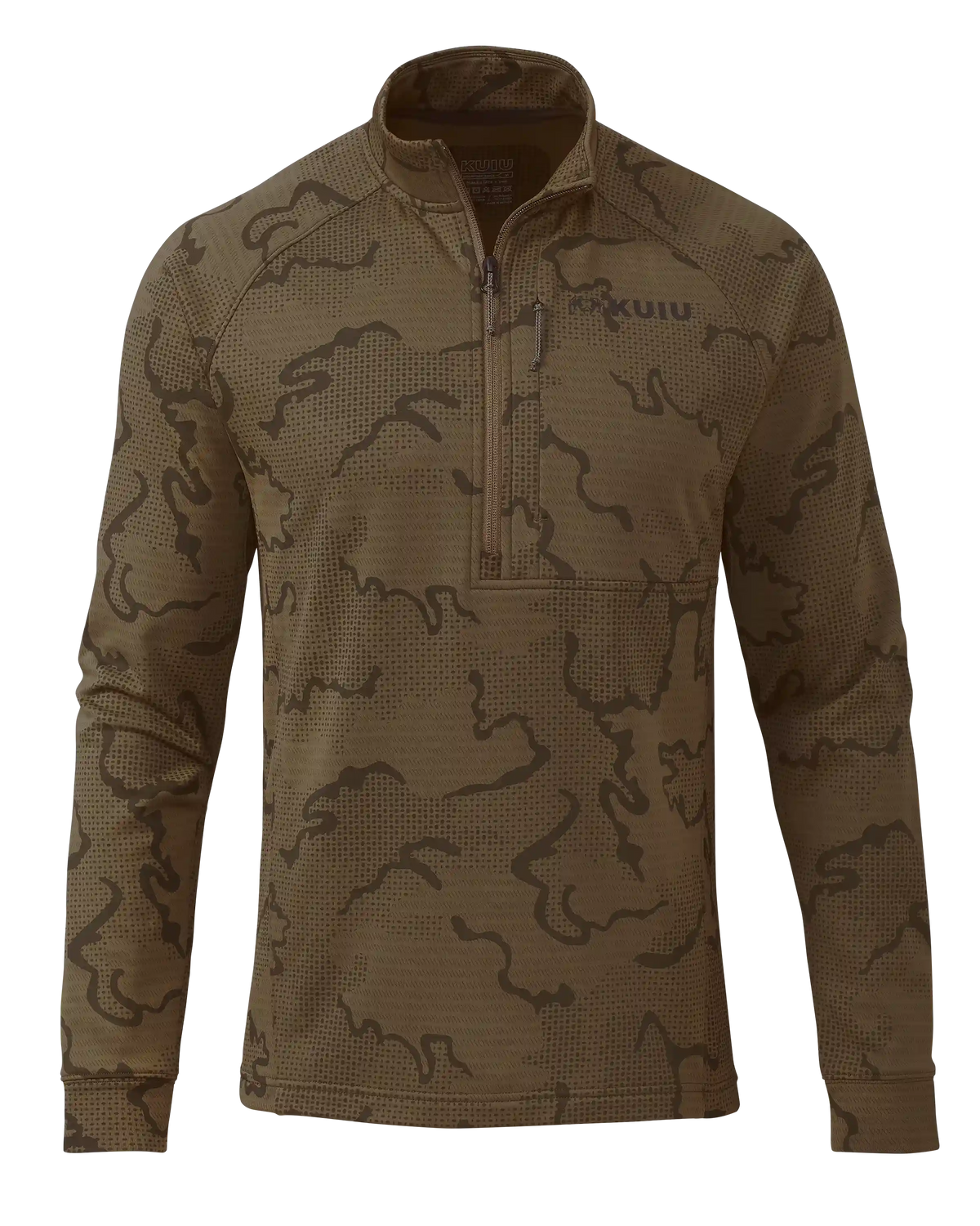 Ridgepoint Fleece Zip-T | Coyote Brown Tonal