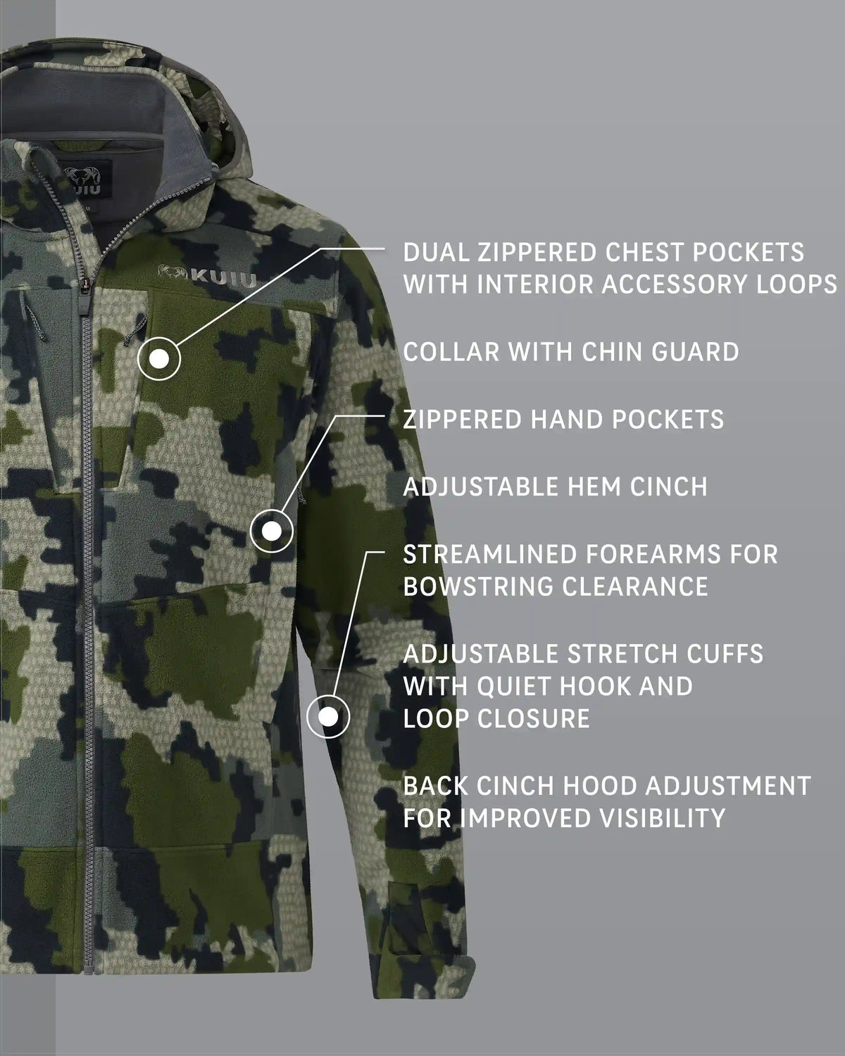 KUIU Proximity LT Hooded Jacket | Verde