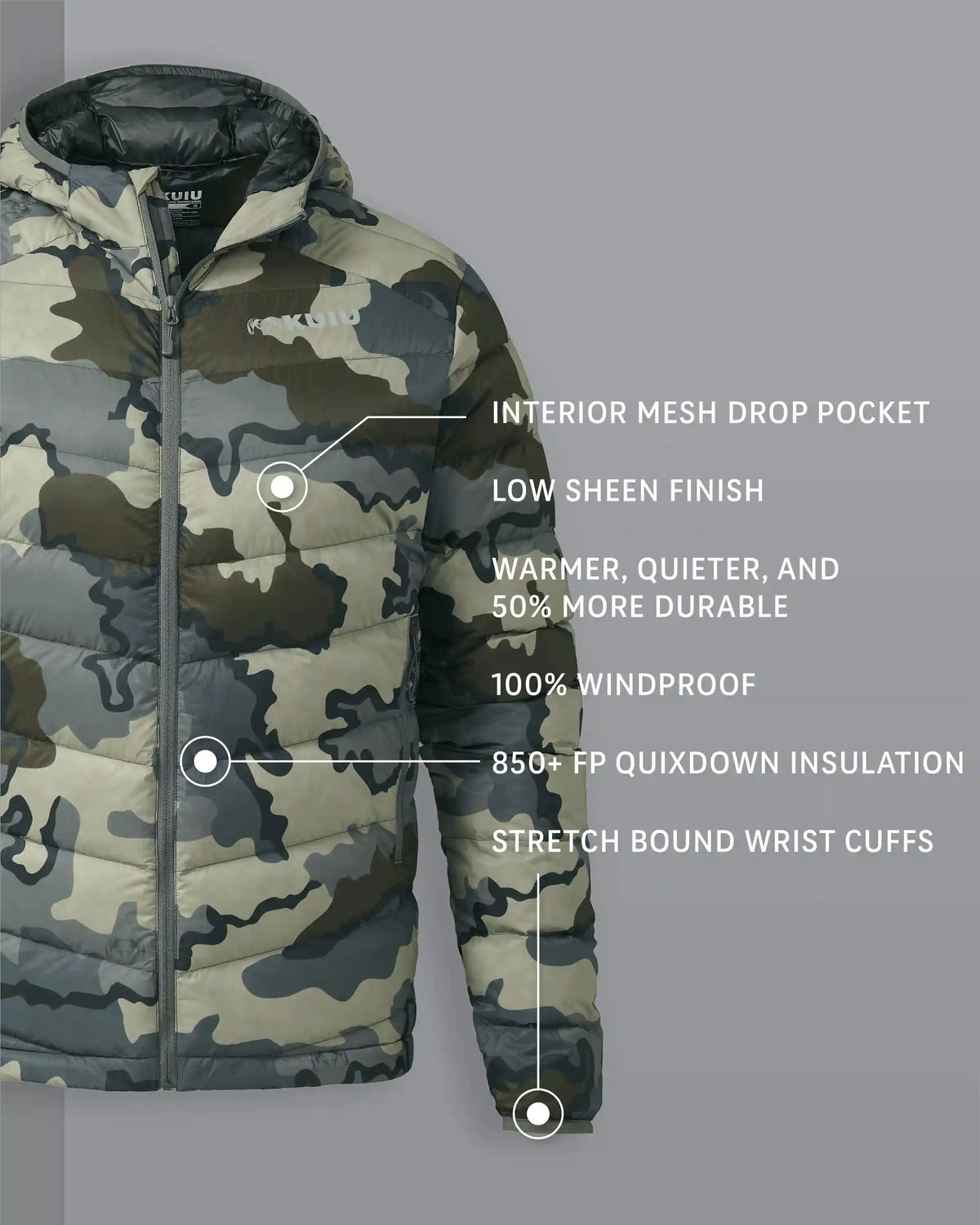 Super Down LT Hooded Jacket | Vias