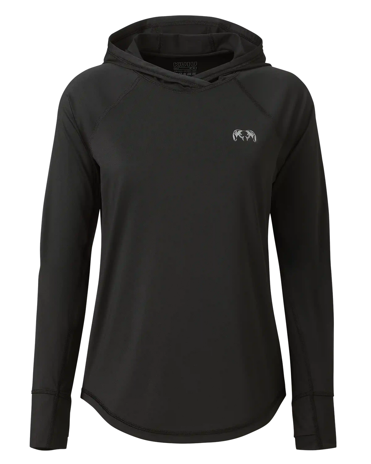 Women's Gila LS Hoodie | Black
