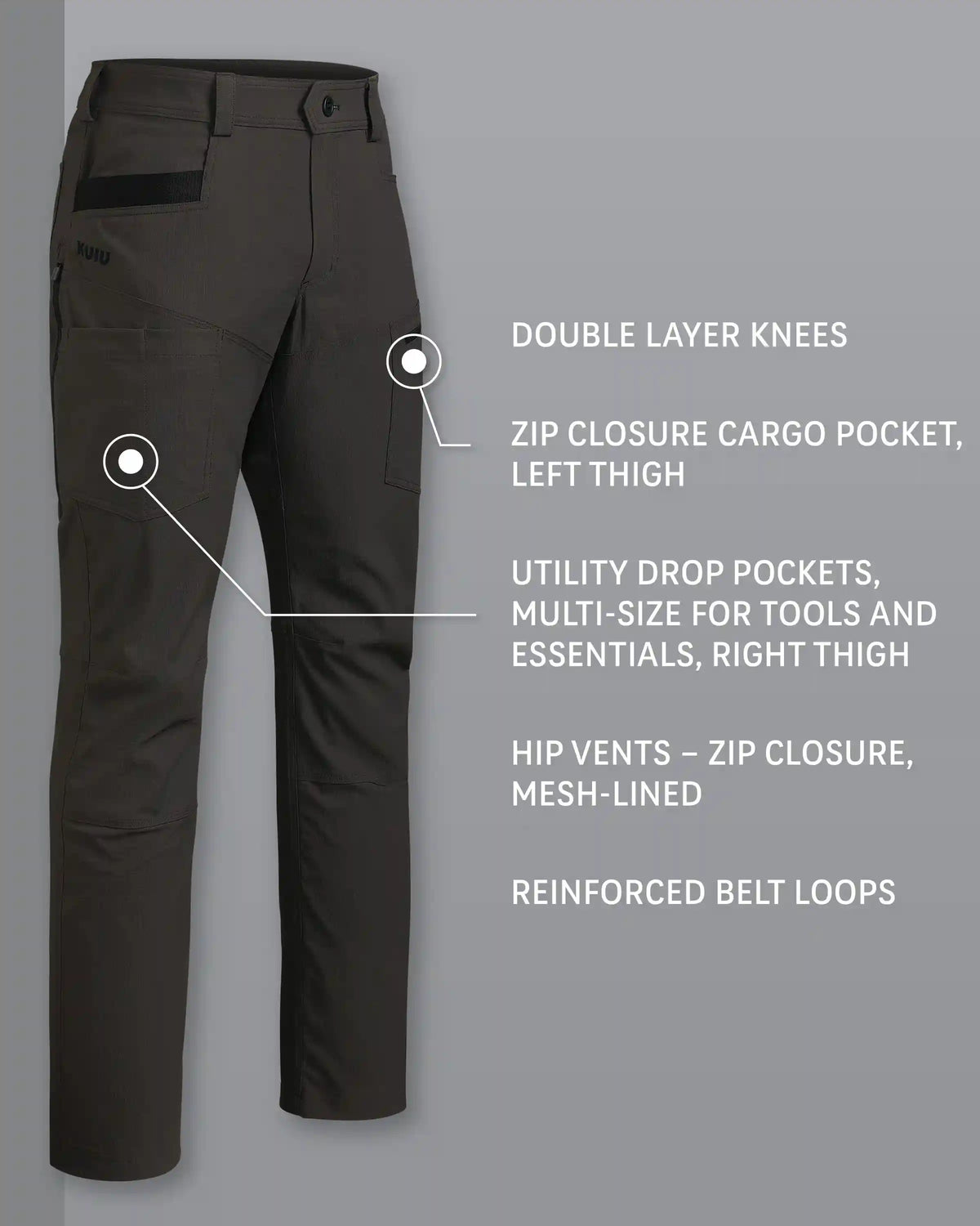 Motive Workgrade Pant | Asphalt